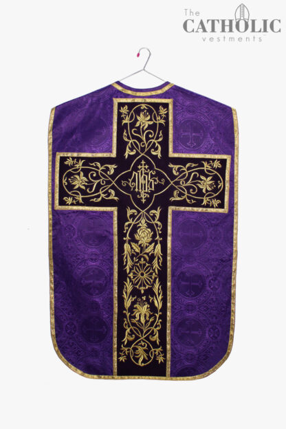 Fiddleback Chasuble & Mass Set - Violet - Image 2