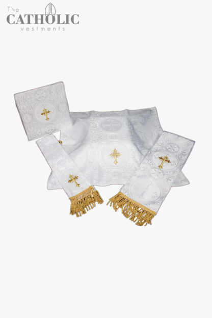 Gothic Vestment & Mass Set - White - Image 3